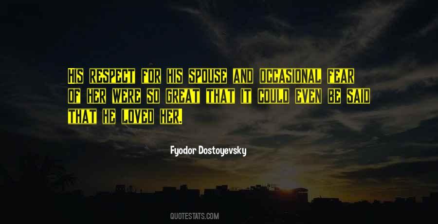 Respect Spouse Quotes #636711