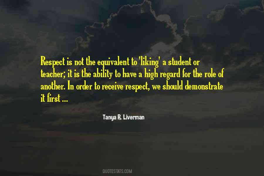 Respect The Teacher Quotes #528317