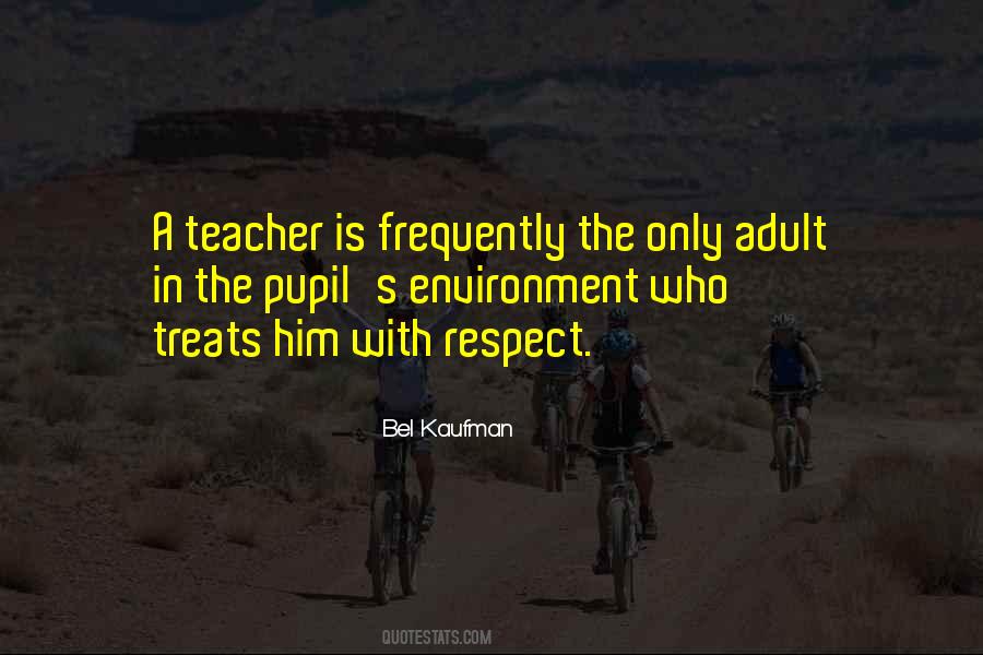 Respect The Teacher Quotes #680609