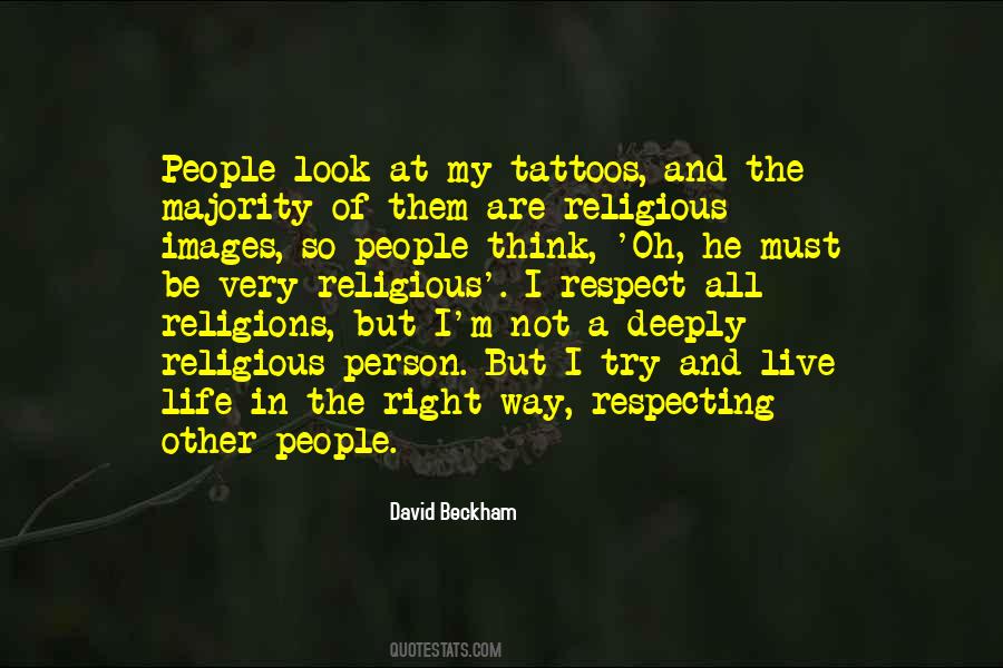 Respect To All Religions Quotes #473089