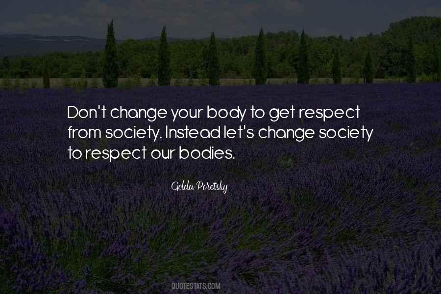 Respect Your Body Quotes #310903