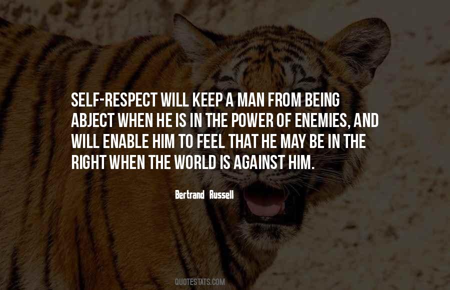 Respect Your Man Quotes #48014