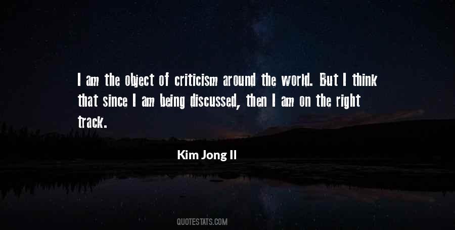 Quotes About Kim Jong Il #1089276