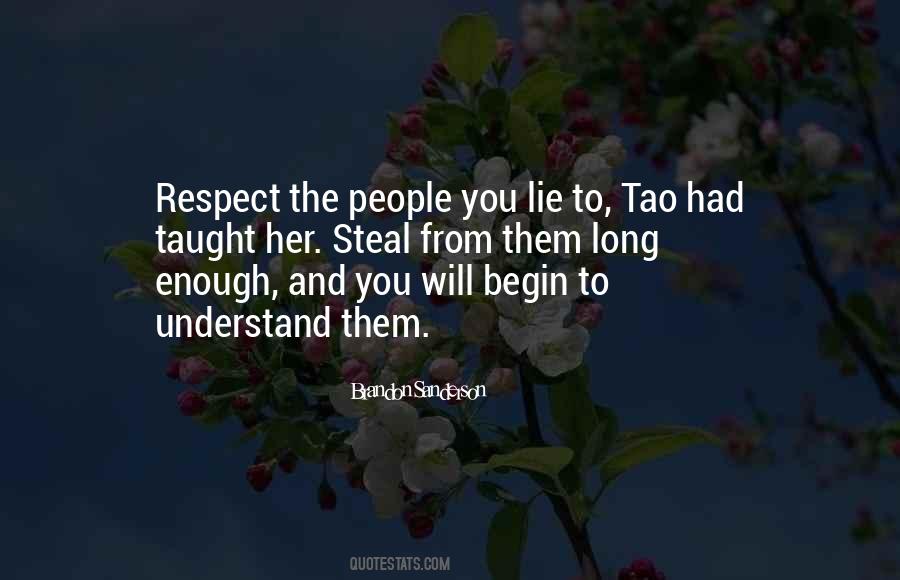Respect Yourself Enough Quotes #83195