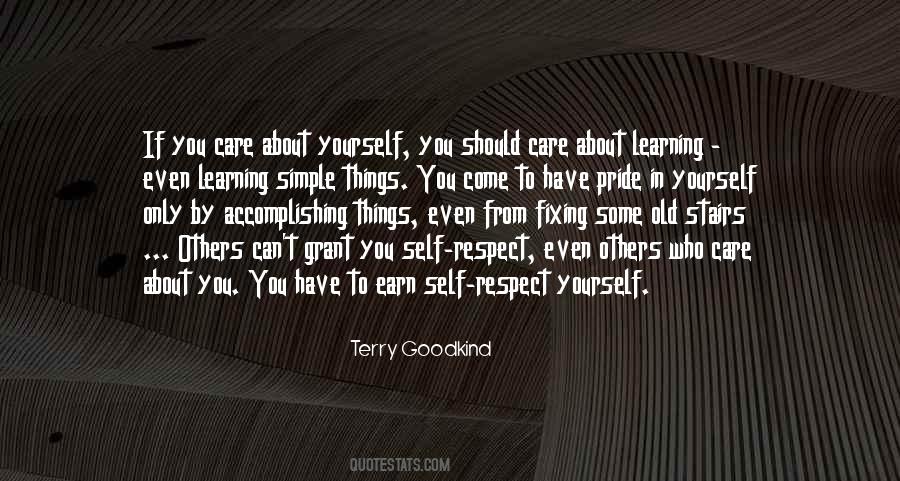 Respect Yourself Quotes #600291