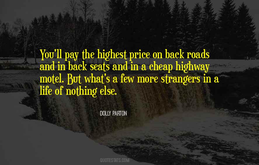 Quotes About Back Roads #1823518