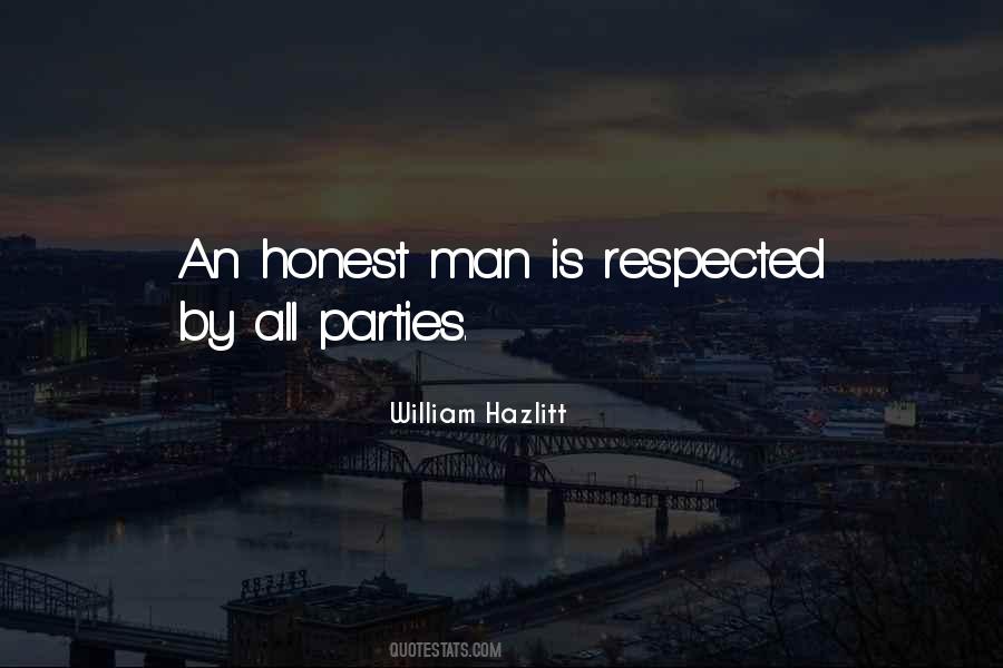 Respected Man Quotes #1107497