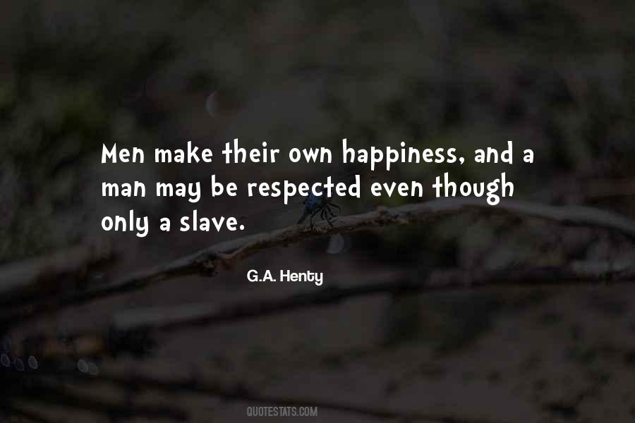 Respected Man Quotes #1218931