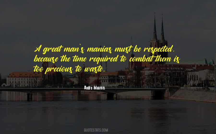 Respected Man Quotes #312170