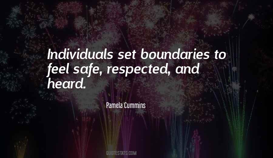 Respecting Boundaries Quotes #1484622