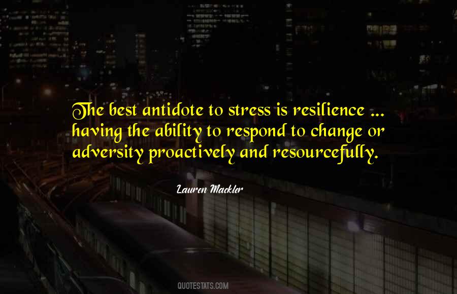 Respond To Adversity Quotes #109804