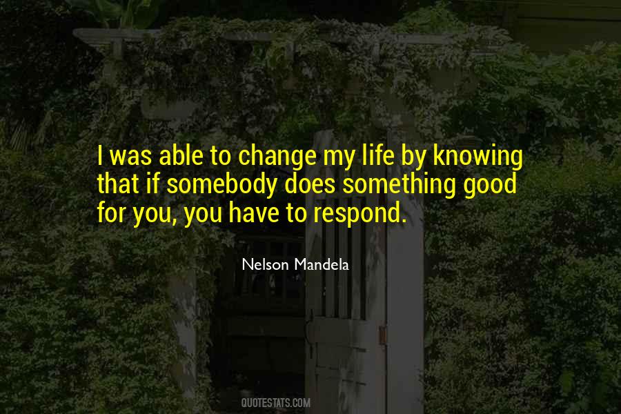 Respond To Change Quotes #1481497