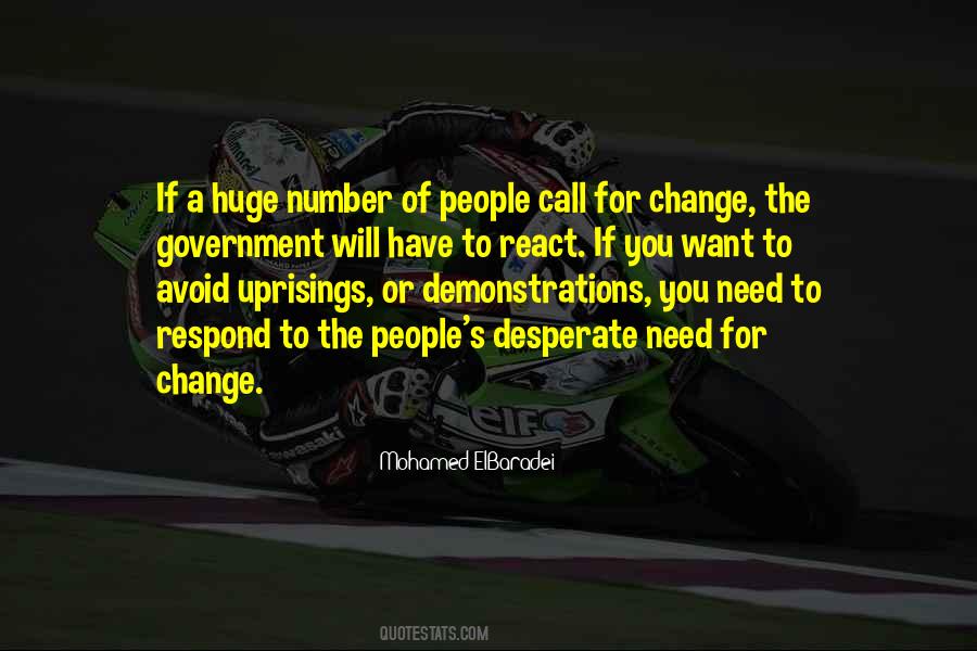 Respond To Change Quotes #43199