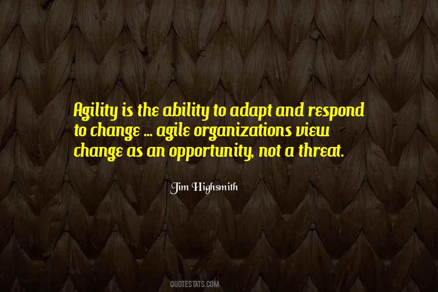 Respond To Change Quotes #775377