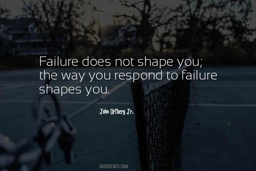 Respond To Failure Quotes #1748074