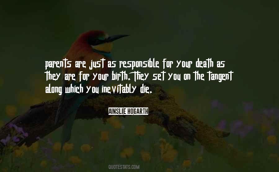 Responsible For Death Quotes #622858