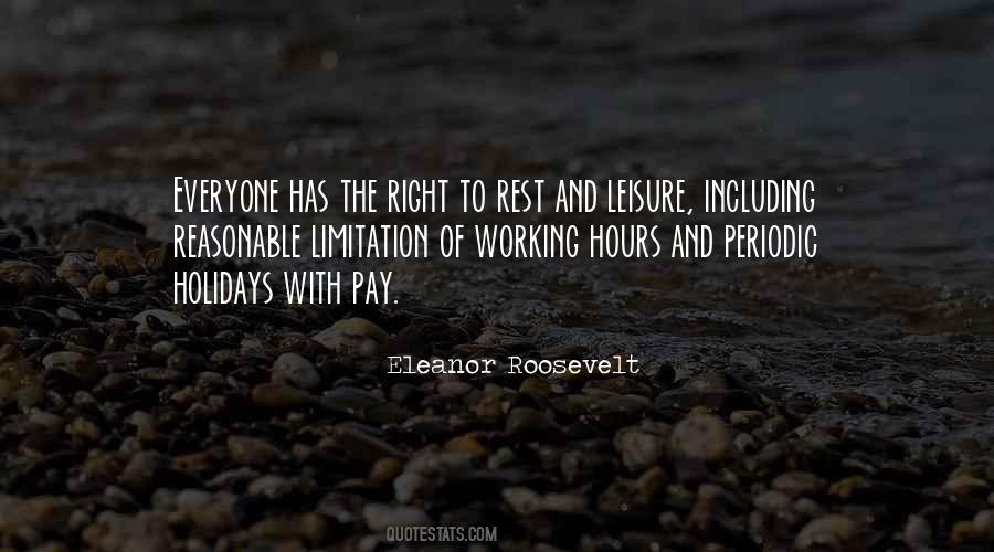 Rest And Leisure Quotes #1253198