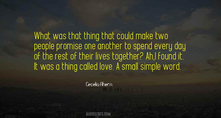 Rest Of Our Lives Together Quotes #1489116
