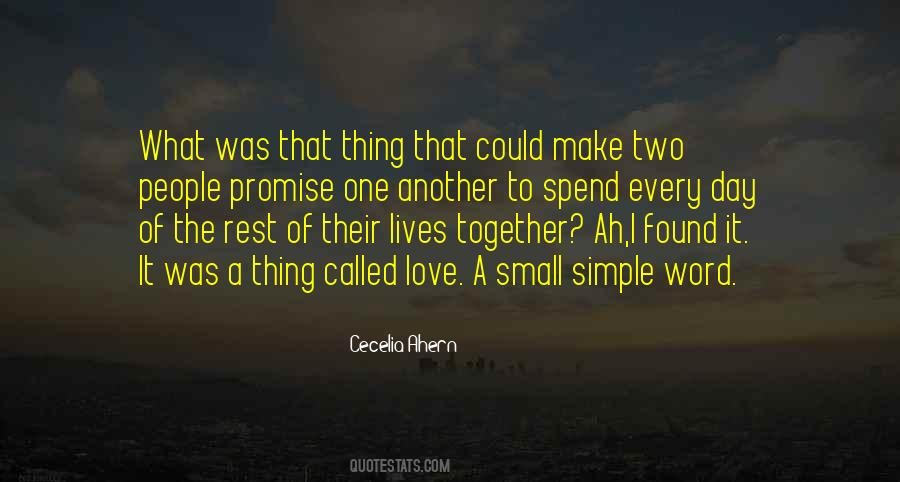 Rest Of Our Lives Together Quotes #1489116