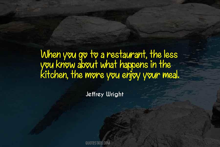 Restaurant Quotes #1222754