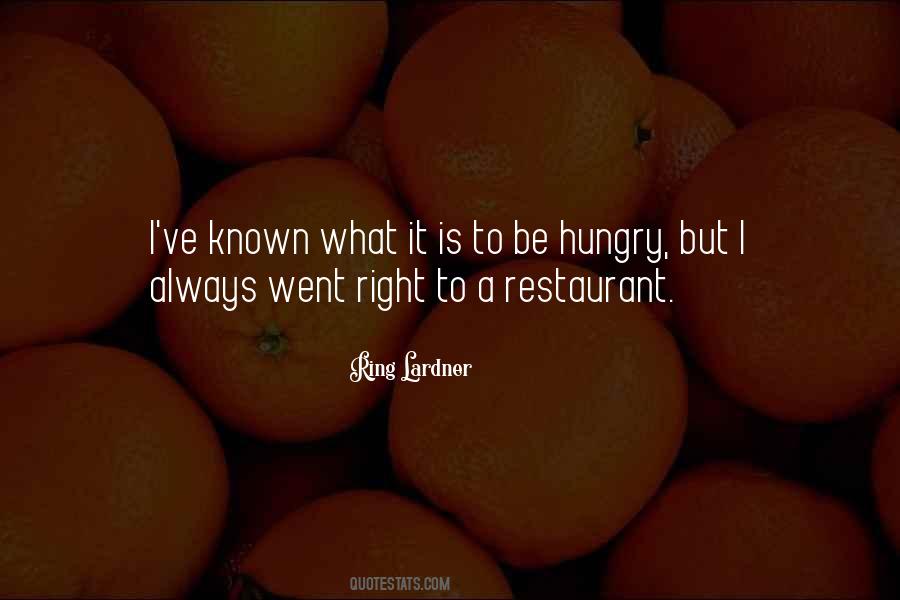 Restaurant Quotes #1248427