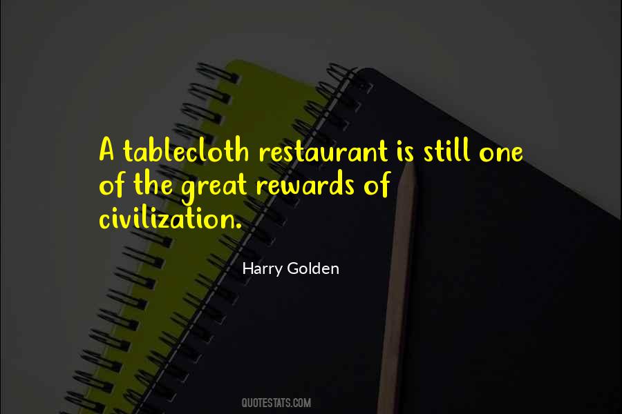Restaurant Quotes #1287906