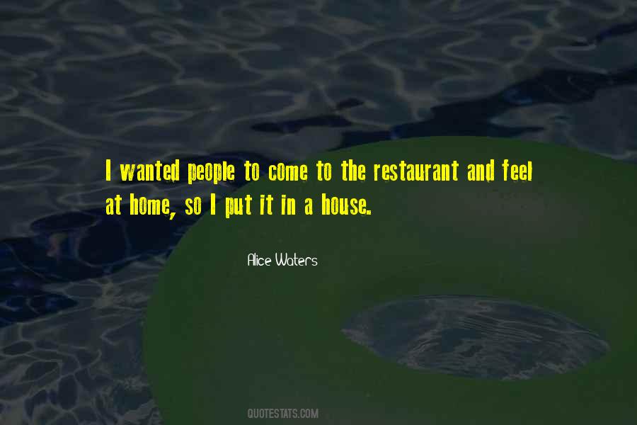 Restaurant Quotes #1289974