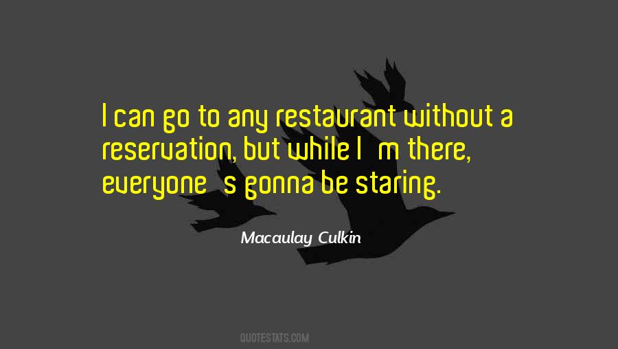 Restaurant Reservation Quotes #219023