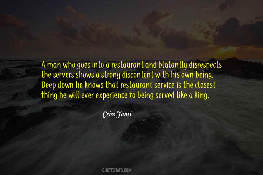 Restaurant Waiter Quotes #1824938
