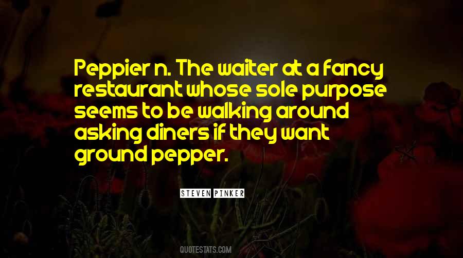 Restaurant Waiter Quotes #951772