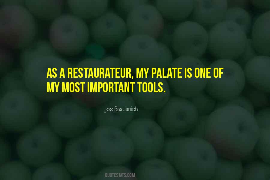 Restaurateur Quotes #1822805