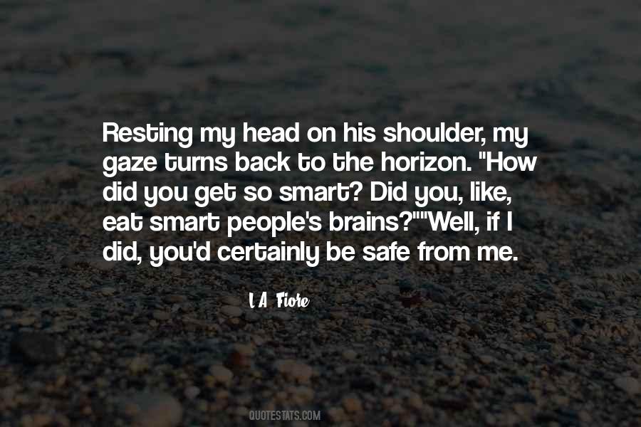 Resting Head On Shoulder Quotes #980748