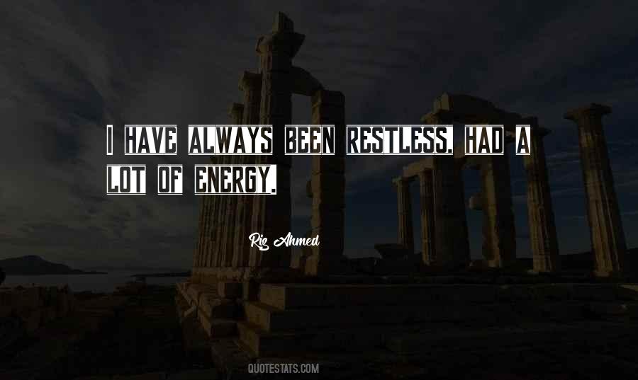 Restless Quotes #1084338