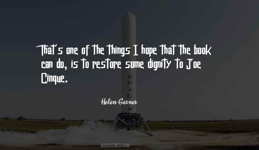 Restore Hope Quotes #1087993