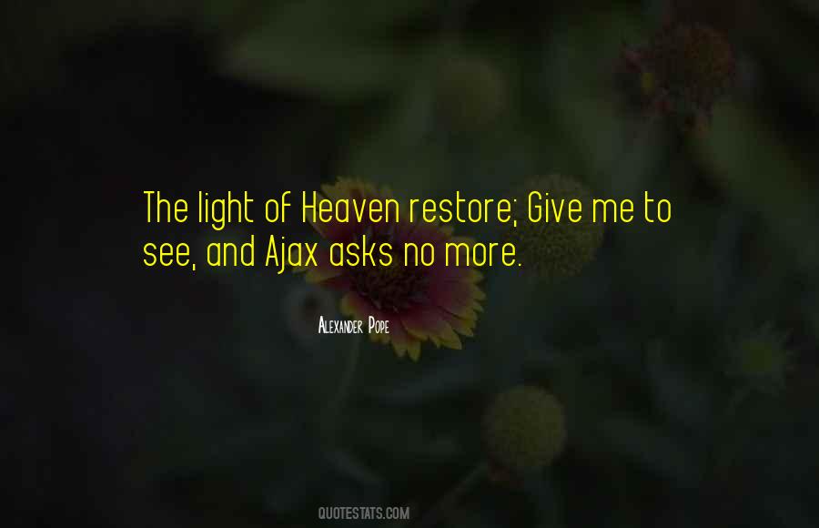 Restore Me Quotes #1225295