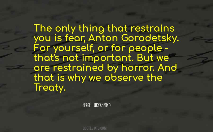 Restrained Quotes #541704