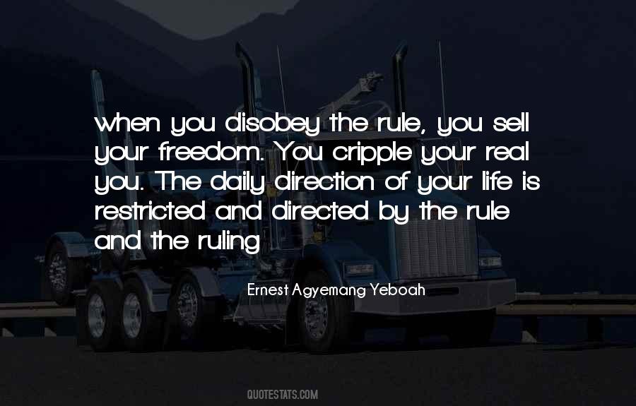 Restricted Freedom Quotes #200012