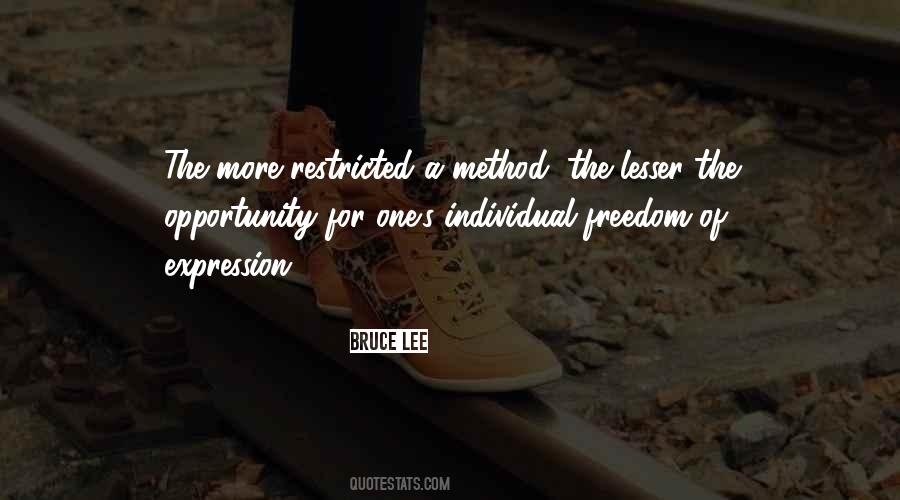 Restricted Freedom Quotes #957844