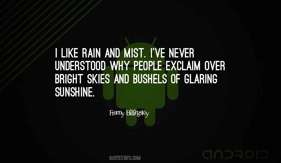 Quotes About Sunshine In The Rain #1032513