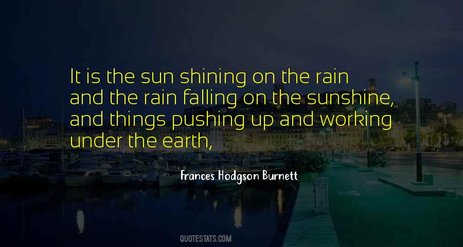 Quotes About Sunshine In The Rain #1185364