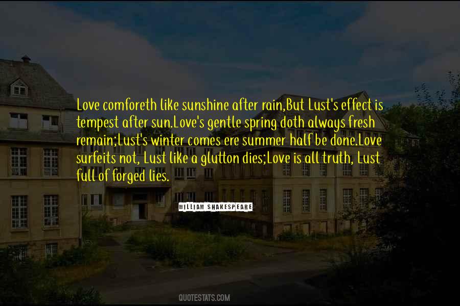 Quotes About Sunshine In The Rain #49124