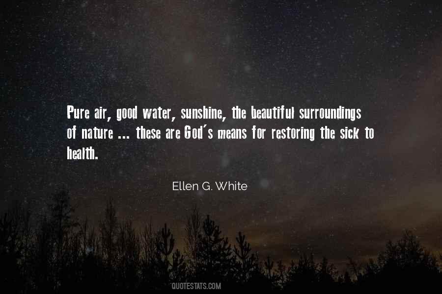 Quotes About Sunshine And Water #1319532