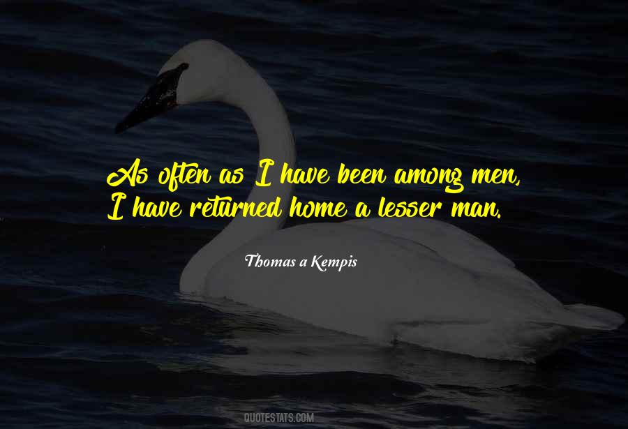 Returned Home Quotes #1487947