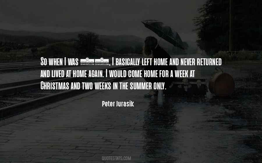 Returned Home Quotes #1598678