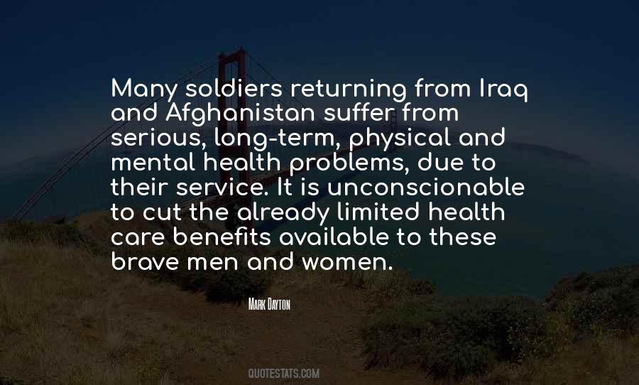 Returning Soldiers Quotes #401173