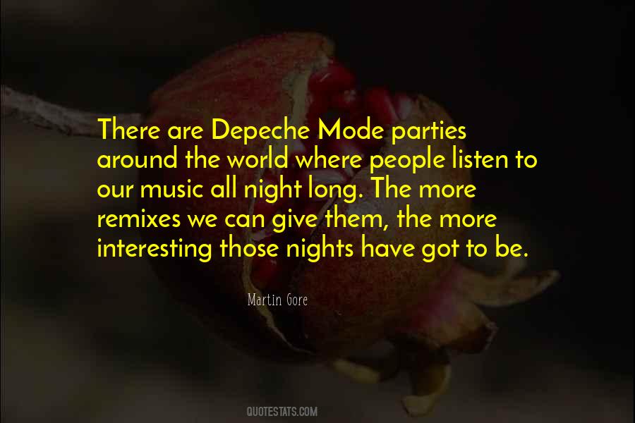 Quotes About Depeche Mode #1323120