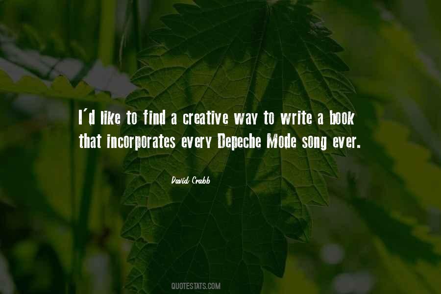Quotes About Depeche Mode #1335073
