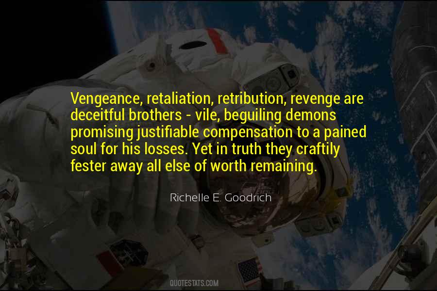 Revenge Retribution Quotes #1820823