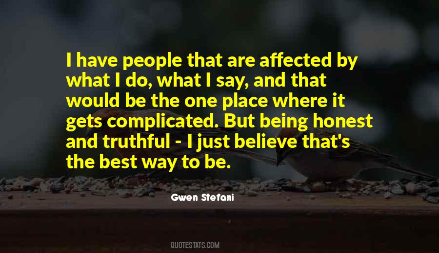 Quotes About Being Affected #1619414