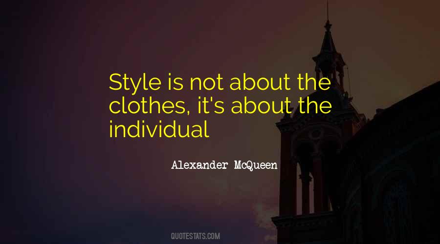 Quotes About Alexander Mcqueen #1166245